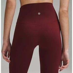 ALIGN MAROON LEGGINGS 28’